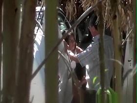 Prostitute blowing client's dick