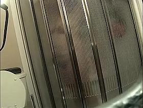 Fit milf spied under the shower