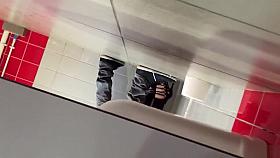 My girlfriend enjoys cheating on me in the public WC