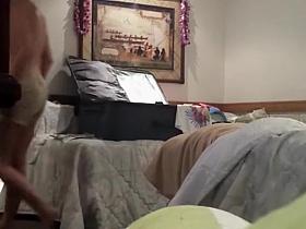 Classy teen girl strips in dressing room