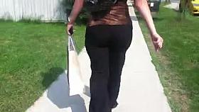Candid Milf Ass in Dress Pants