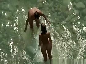 Nudist woman with nice body