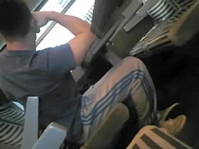 Love birds spied kissing and fingering