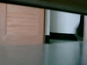 Asian sugar pees before a squat toilet spy cam