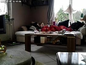 Caught my wife Masturbating under blanked with her nev Dildo. Caught her on my spycam. She has no idea.