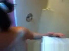 Wife take shower before go to bed