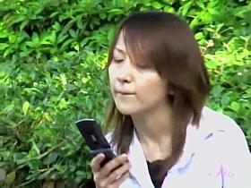 Busty oriental beauty having sharking adventure with some complete stranger