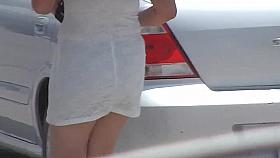 Minifalda transparente Q-lito