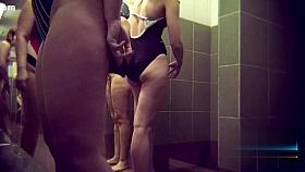 Hidden cameras in public pool showers 1084