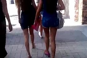 Short Shorts and Mini Dress