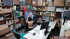 Female Accomplice Pounded By Officer