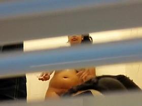 Big tits ebony girl with hairy pussy