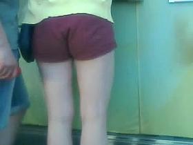 red tight shorts hoot