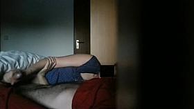 Wife jerks me off in the morning