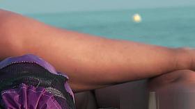 Nudist beach voyeur camera hunting for naked pussies