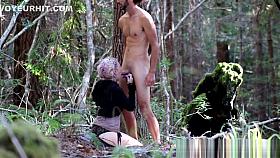Couple Caught Cumming Twice in the Forest