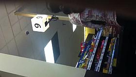 fat butt girl at grocery