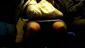 Tube Upskirt in the Morning Sunshine 2