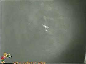 Pissing outside video of a blonde wiping her pussy after taking a leak