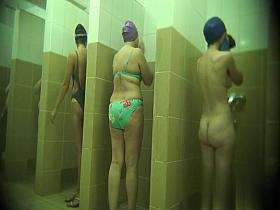 Hidden cameras in public pool showers 586