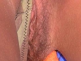 Nude pussy on the beach