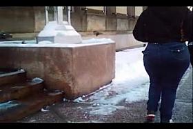 Rican BBW In Tight Jeans(Booty Ass Culo)