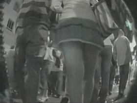 Amateur voyeur upskirt college brunette slut