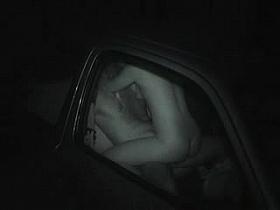 Voyeur films couple in car