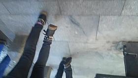 spy sexy ass in station romanian