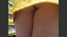 no panties shoe shopping