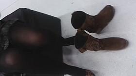 no panties in shoes store