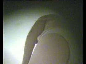 Gal in white panty got her sexy boobs on change room spy cam