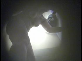 Nude fem talking on phone when changing on voyeur cam