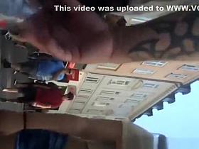 Hot teen in tight jeans shorts