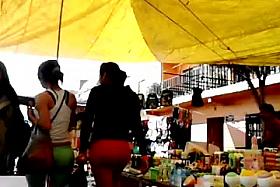 Nalgona Pants Verdes (Calzon De Fuera) Y Rojos En Tianguis