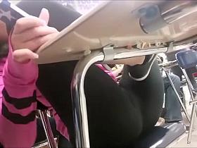 Sexy way to sit during a class hour