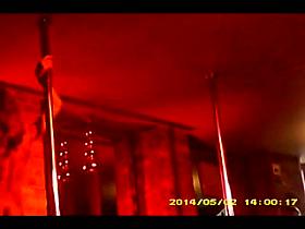 Hidden striptease camera