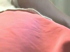 Blondie in a red dress stars in a hot up skirt video