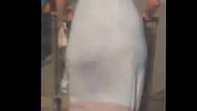 Spying Milf Butt - Chubby Plumper ass - Booty Voyeur