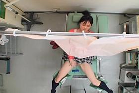 Japanese teen got her cunt fingered by a nasty gynecologist