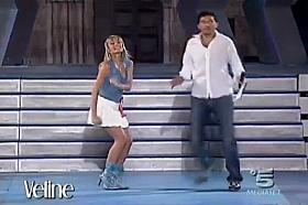 Sexy sights during a television show