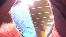 Nice upskirt at escalator