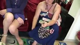 Alluring cutie Upskirt at shoe store