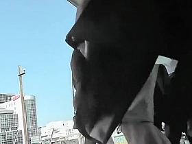 Upskirt of a secretary under the desk