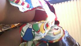 Upskirt Escalator 27 - Blond Milf Nice Red Panties