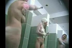Hidden Camera Shower Video of Naked Women Filmed