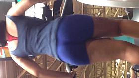 Beautiful light black skin booty!! Vid2