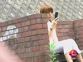 Amative brown-haired teenage hottie getting tricked by sharking chap