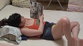 Japanese Young Melons Extreme Orgasm with Dildo