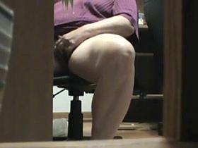 He wanted to know what was his wife at the computer